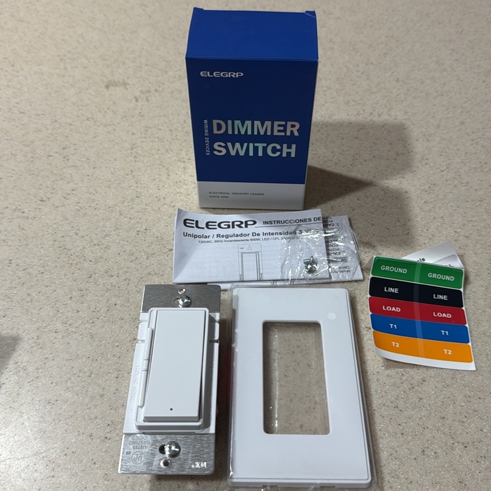 DIMMER SWITCH with 3-Way Slide - Picture 4 of 6